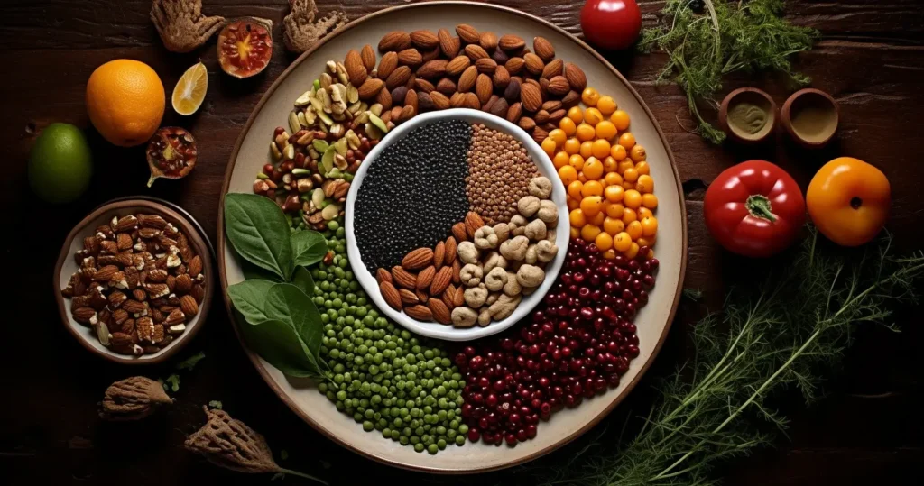 Healthy Eating Basics Nutrition 2024 3 Legumes, whole grain cereals, vegetables, fruit and nuts