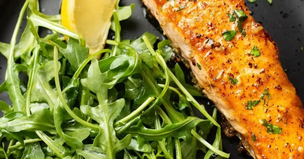 Healthy Eating Basics Nutrition 2024 4 Salmon and rucola